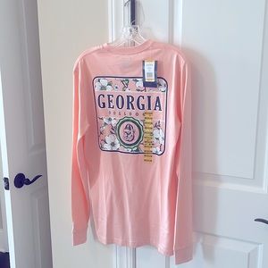 Georgia Bulldogs Long Sleeved Pink Shirt NWT